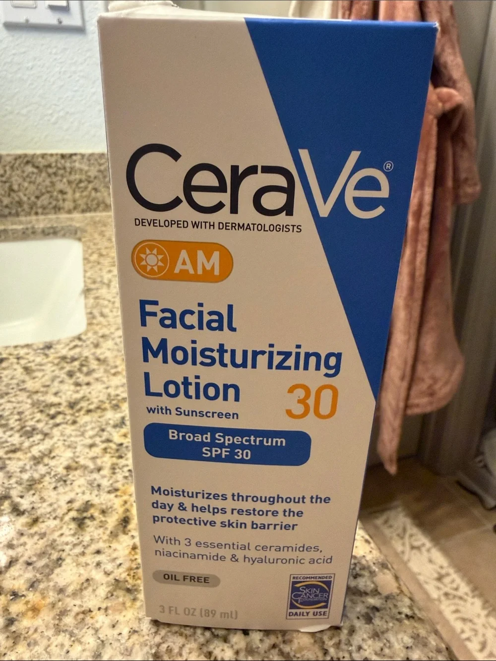 Cera Ve AM Facial Moisturizing Lotion SPF 30 - UNOPENED BRAND NEW